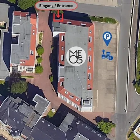 Apartamento Meos 1 -zentrum-balkon-parkplatz-gym-uniklinik Leipzig