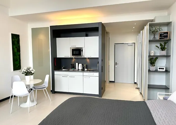 Meos 1 -zentrum-balkon-parkplatz-gym-uniklinik Apartman Lipcse